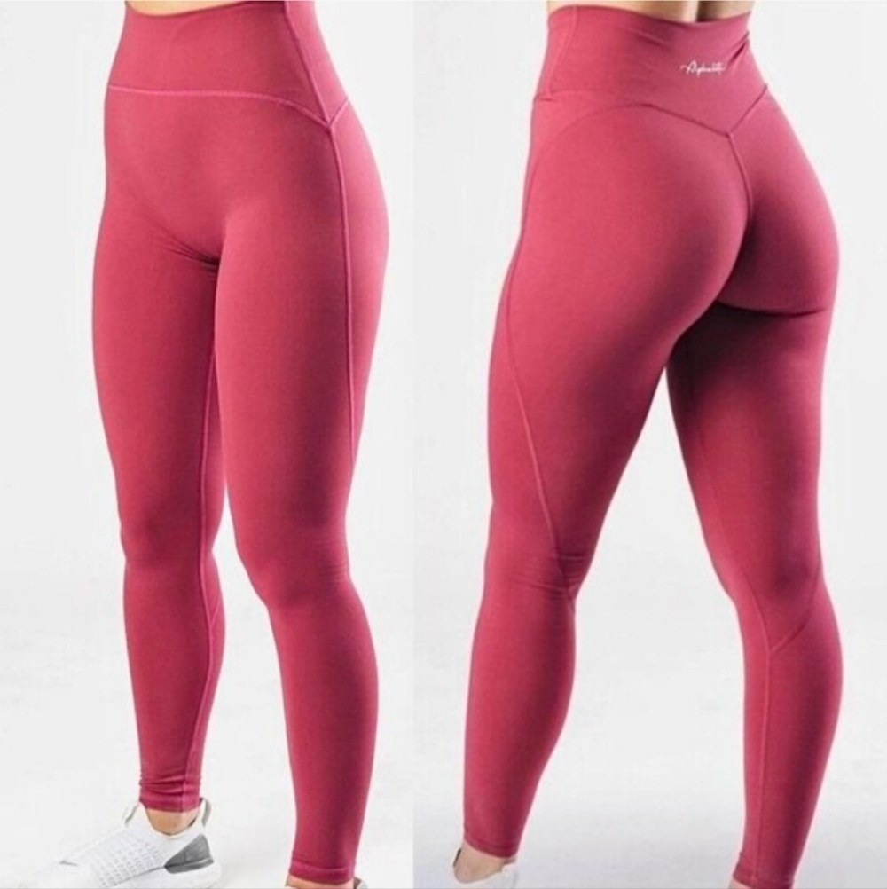 Alphalete XS Mauve Surface Elevation High Rise Leggings